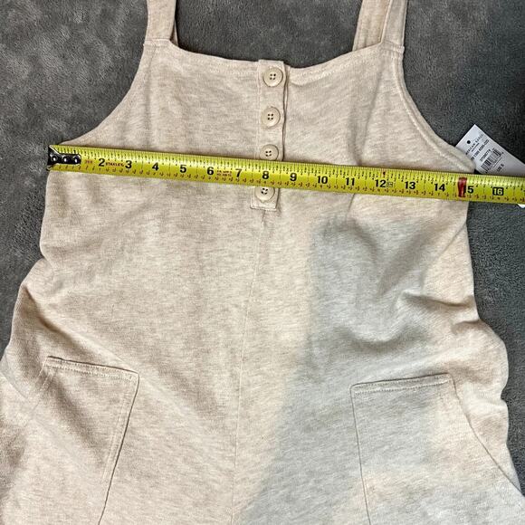 American Eagle Lounge Jumper Women's S NWT Wide Leg Cream Comfy - Picture 4 of 11